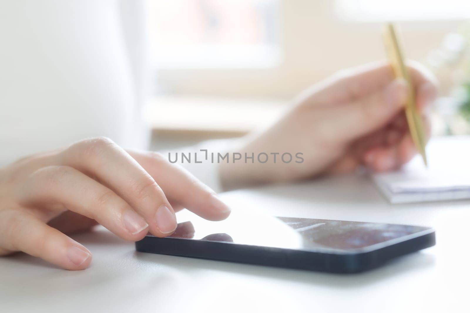 Bank, coins and mobile in tax files for financial year or consulting at work desk or at home. Economy, money and accountant working on corporate documents and administration for management. financial