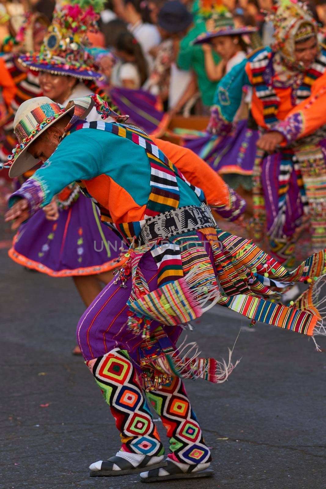 Tinkus dancers at the Arica Carnival by JeremyRichards