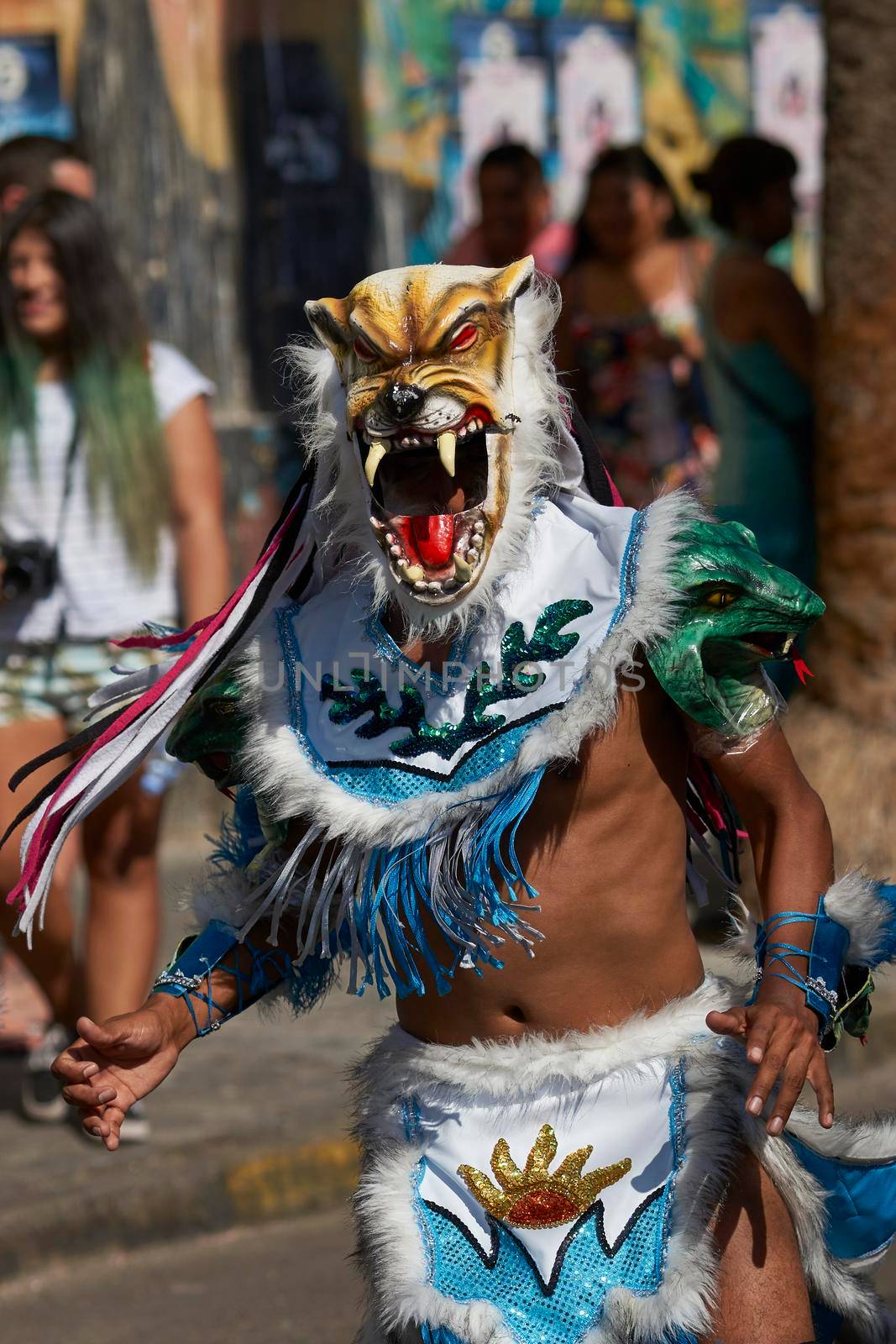 Tobas dancers at the Arica Carnival by JeremyRichards