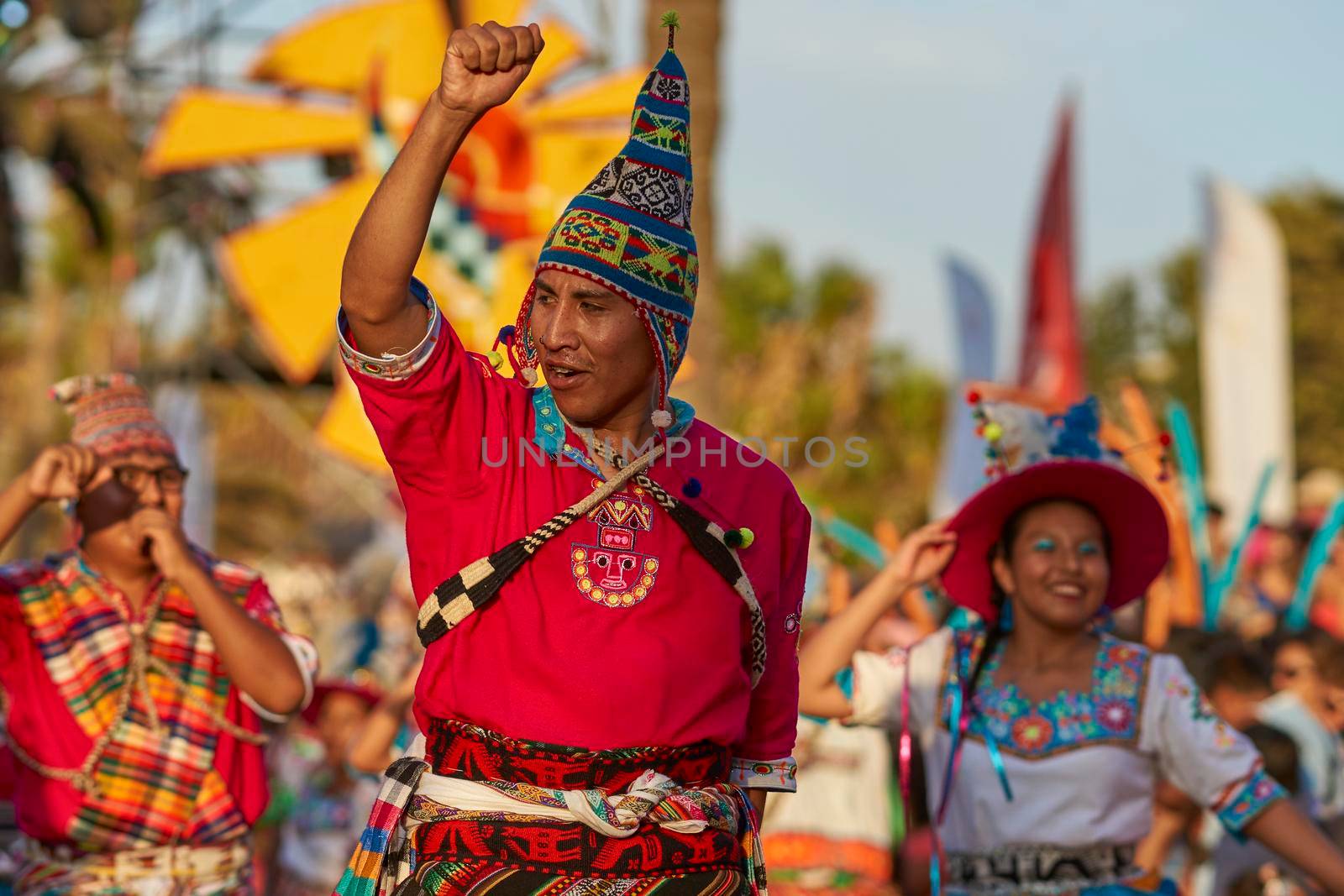 Tinkus dancers at the Arica Carnival by JeremyRichards