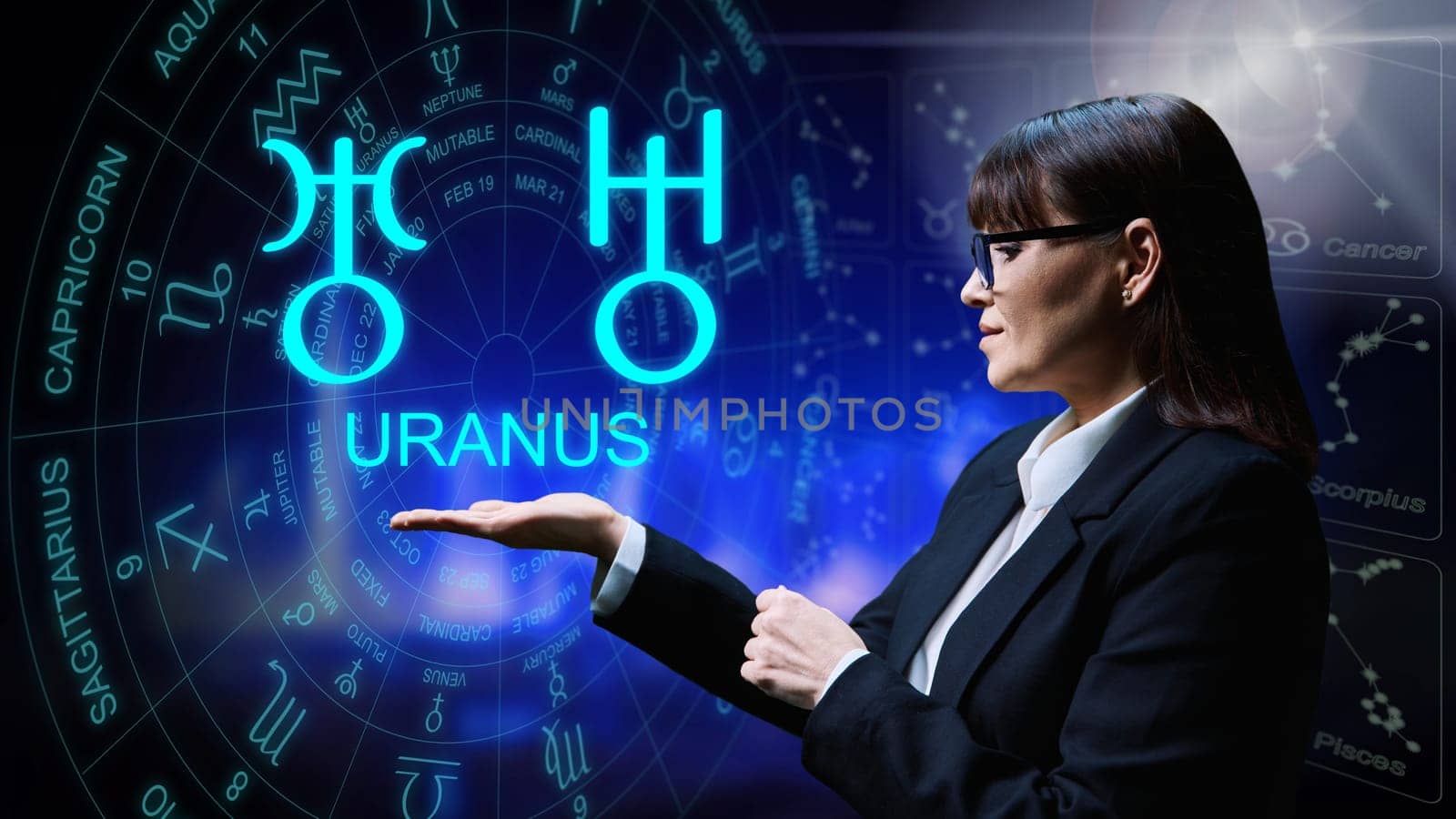 Astrological forecast, meaning, influence of planet Uranus by VH-studio
