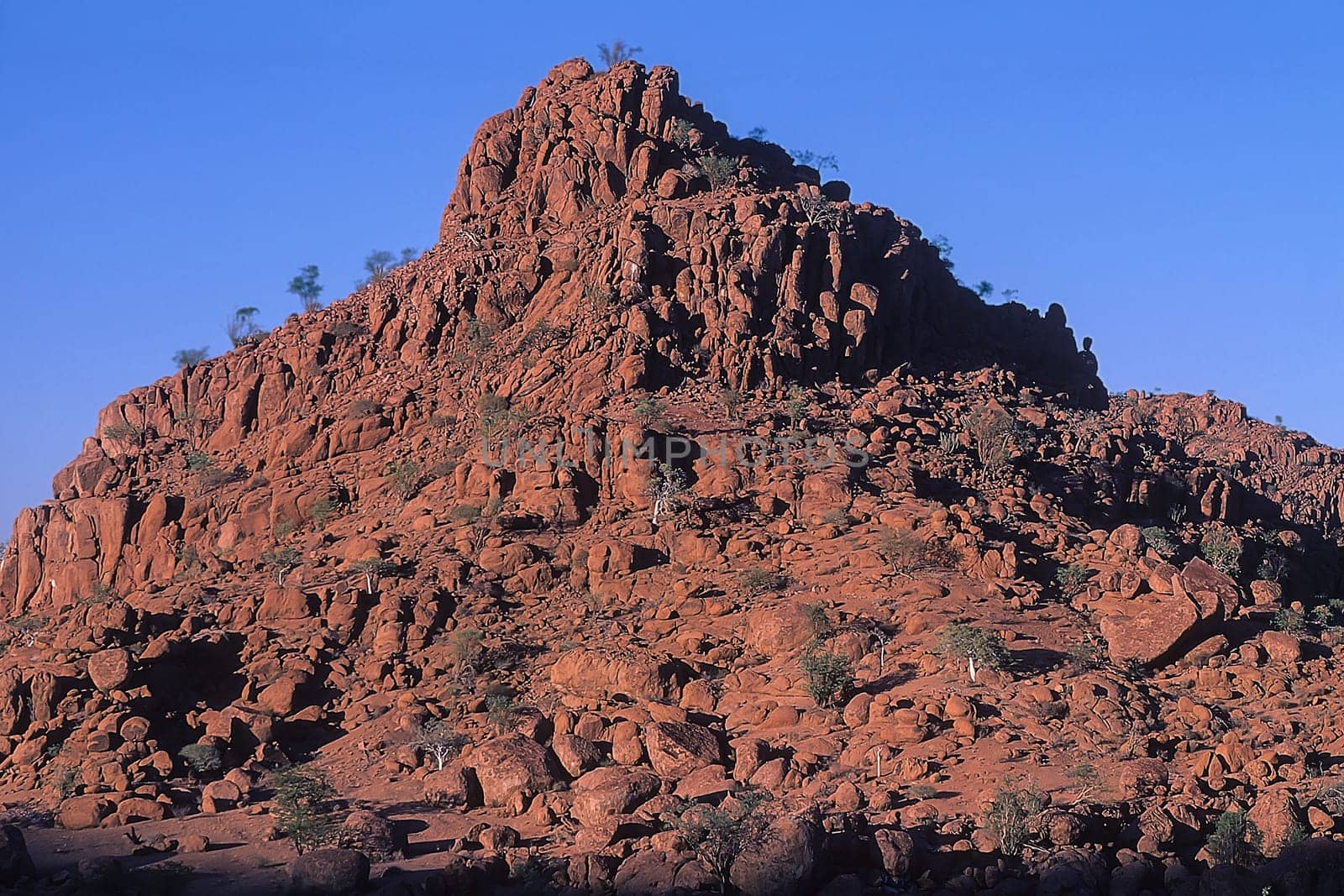 the rock formation of Twyfelfontain, Kunene, Namibia, Africa