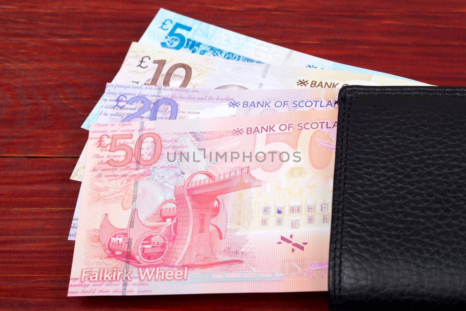 Pound Scots in the black wallet by johan10