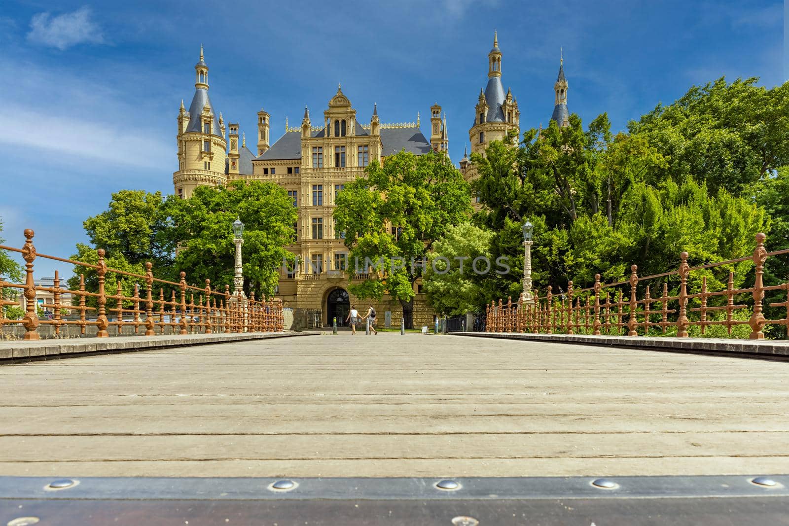 Schwerin Palace, in the city of Schwerin the capital of Mecklenburg-Vorpommern, Germany  by seka33