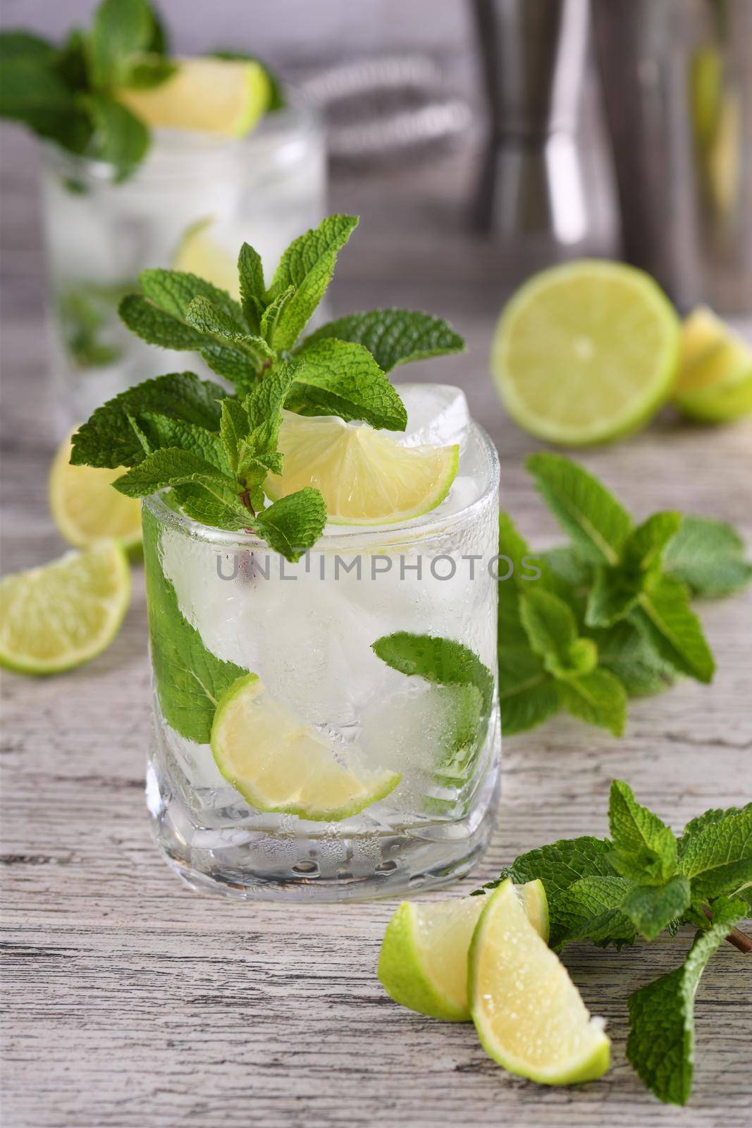 Refreshing summer cocktail mojito by Apolonia
