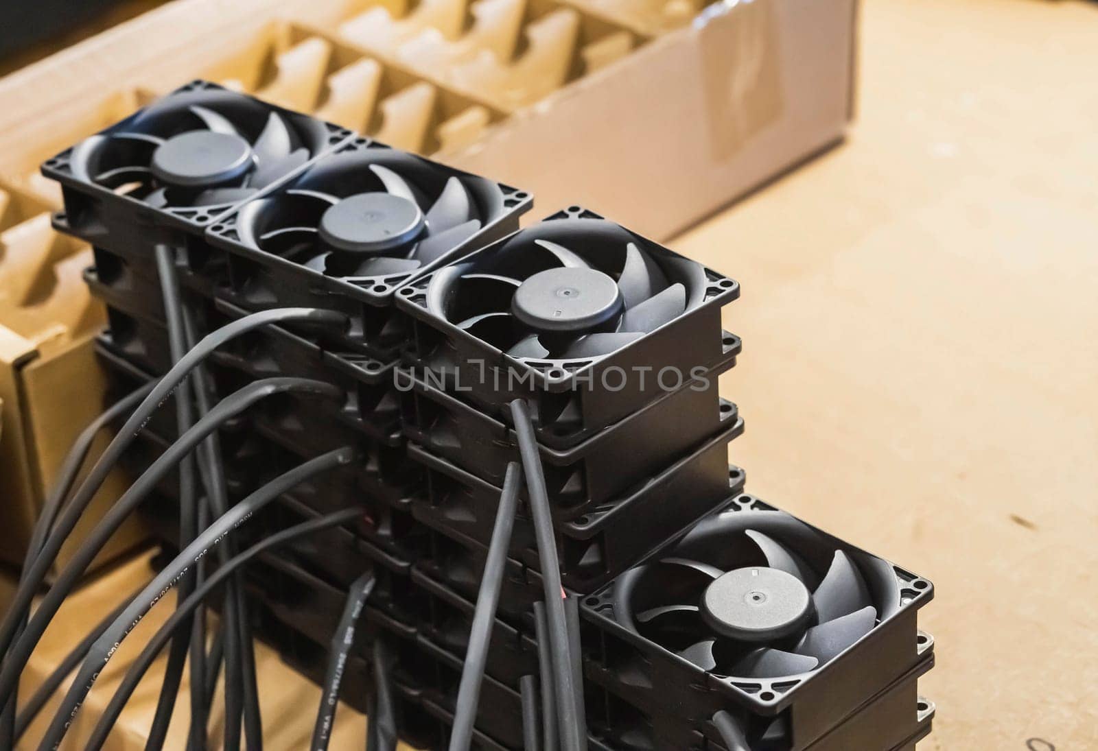 Small fans for cooling electronic devices.