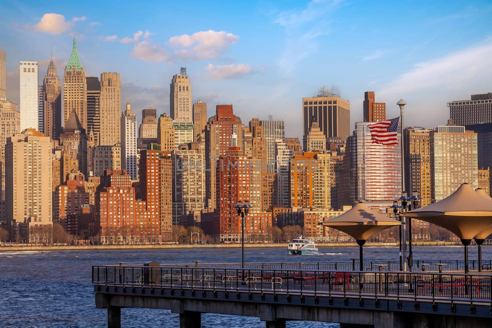Manhattan city skyline cityscape of New York from New Jersey by f11photo