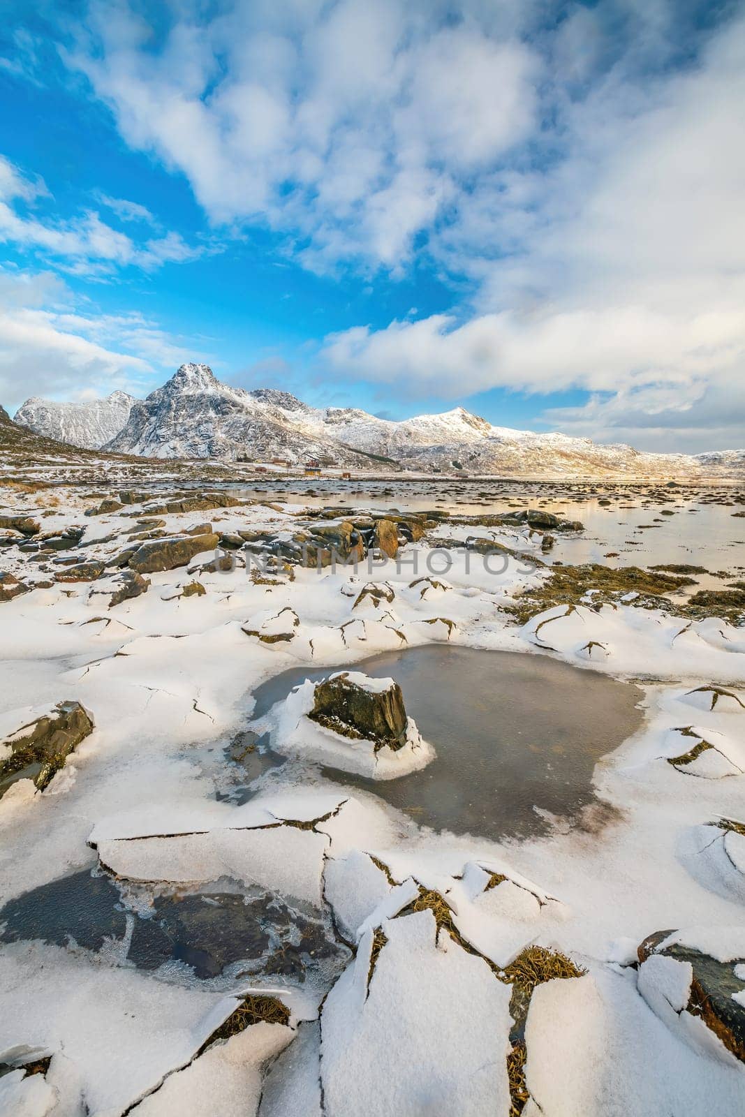 Beautiful nature lanscape of Lofoten in Norway, Europe