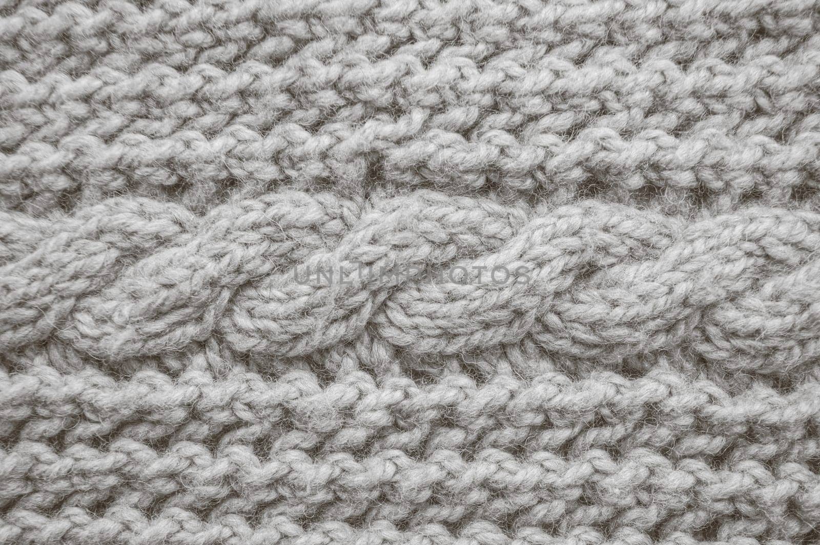 Knitting Texture. Vintage Wool Pullover. Handmade Winter Background. Weave Knitted Texture. Structure Thread. Nordic Xmas Yarn. Cotton Print Material. Closeup Knitted Texture.
