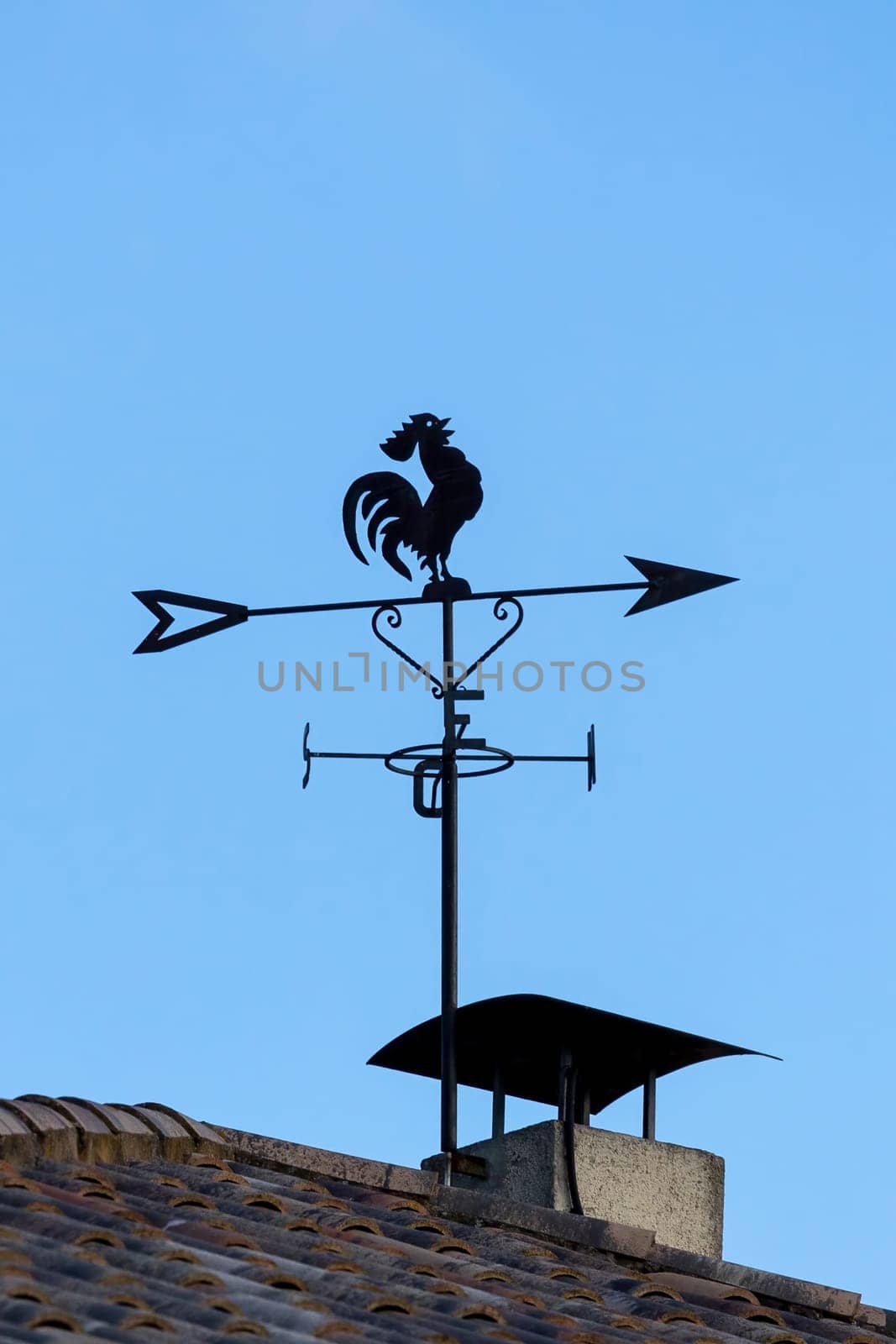 There is a nice weathercock on the roof by Digoarpi