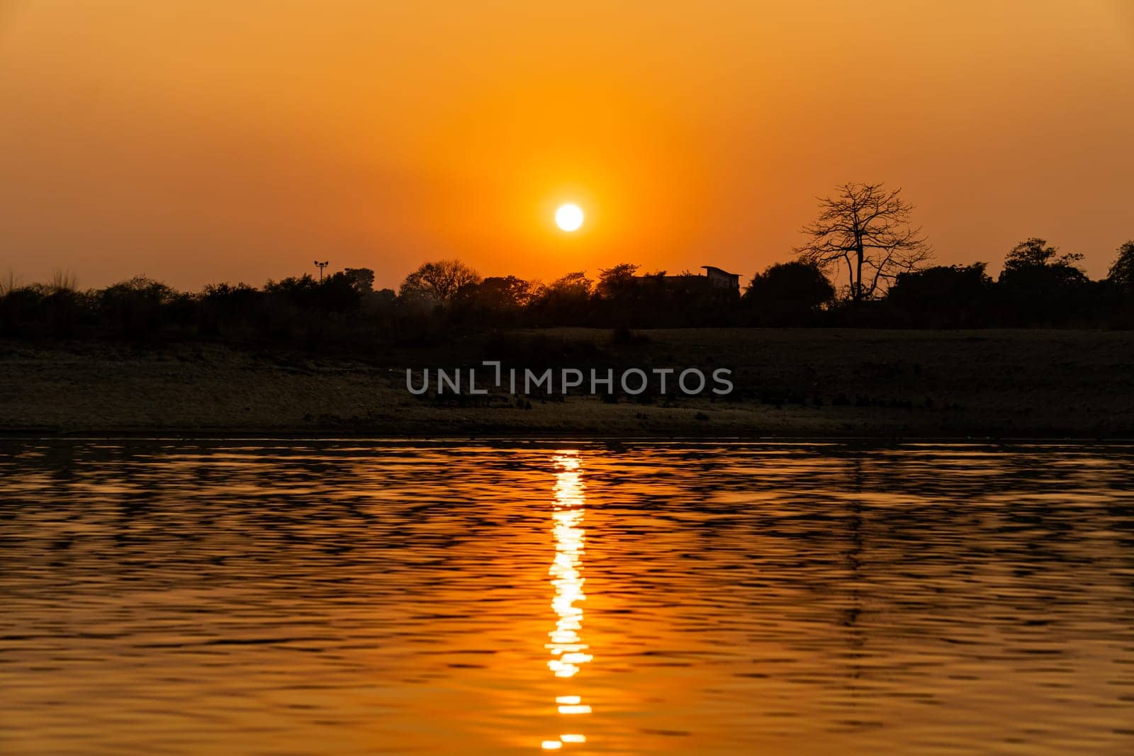 End of the afternoon, Nature, Landscape photo of a river at sunset by abdulkayum97