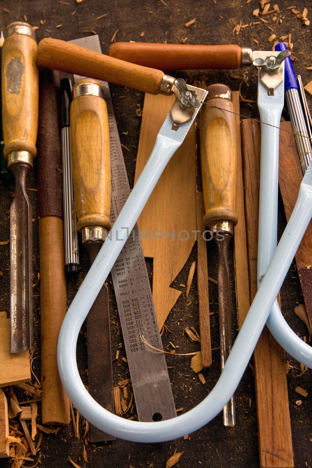 Tools-woodcraft background by ponsulak