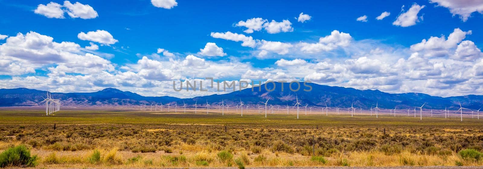 Wind turbines at Spring Valley Wind Farm by gepeng