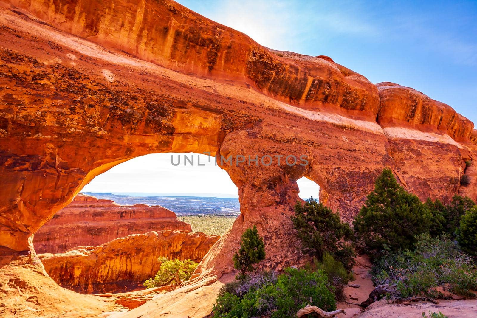 Partition Arch in Devil's Garden, Arches National Park, Utah