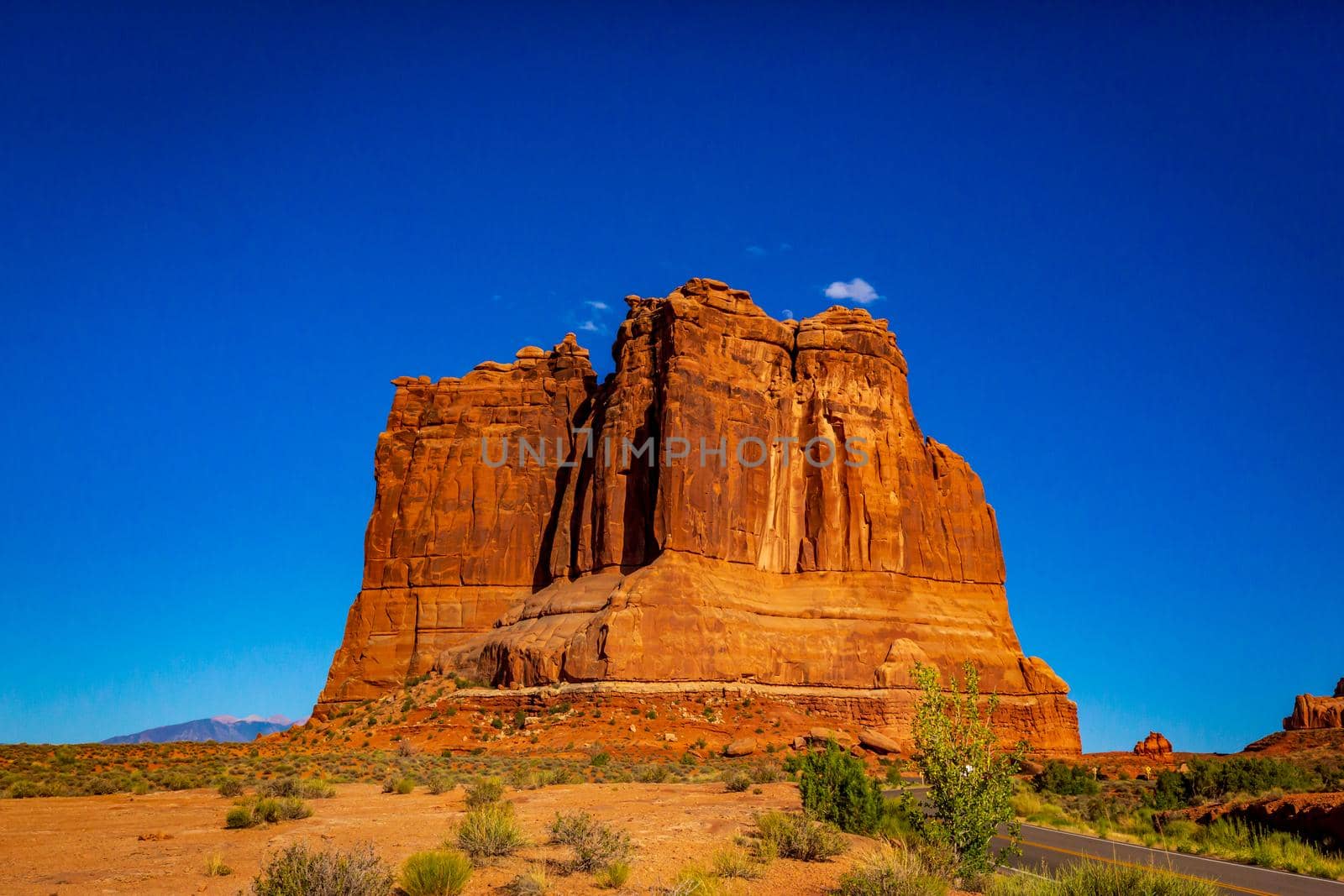 Courthouse Towers in Arches National Park, Utah