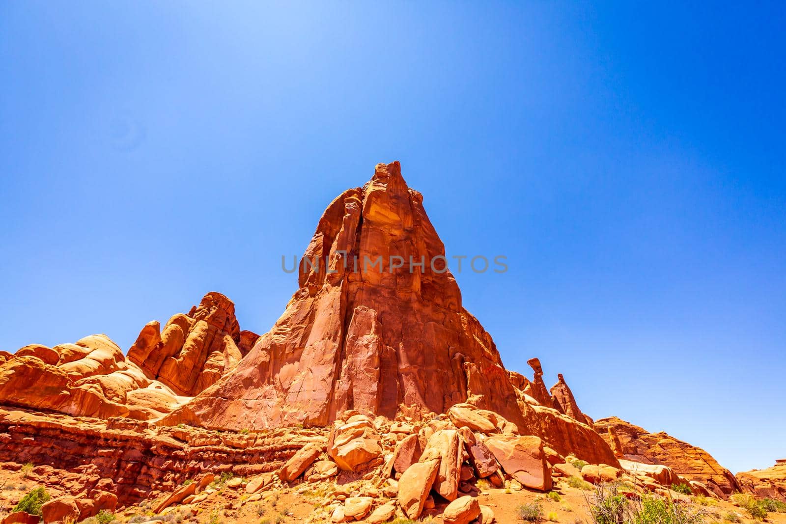 Park Avenue in Arches National Park, Utah