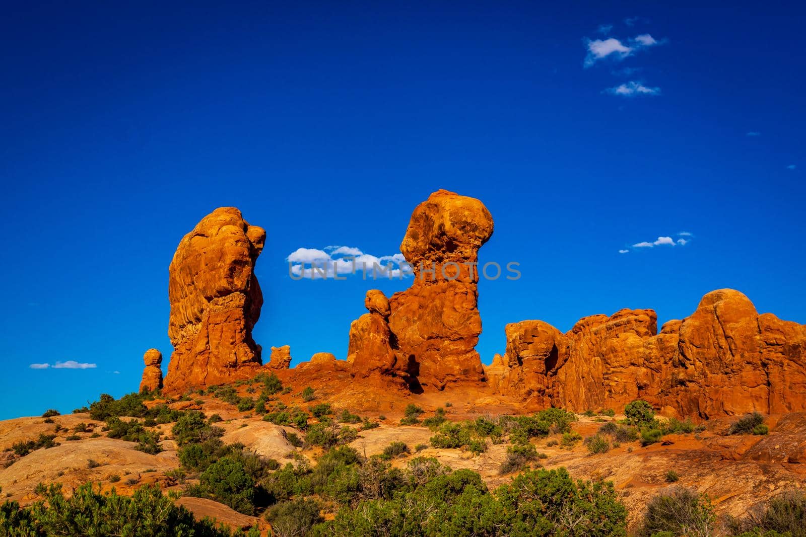 Garden of Eden in Arches National Park, Utah