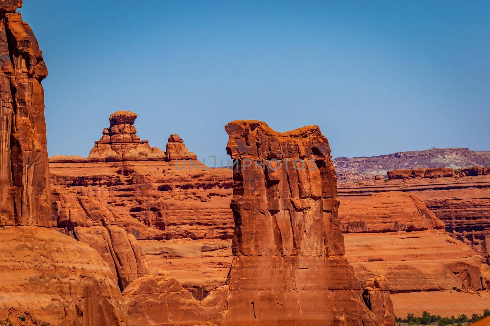 Sheep Rock in Arches National Park, Utah