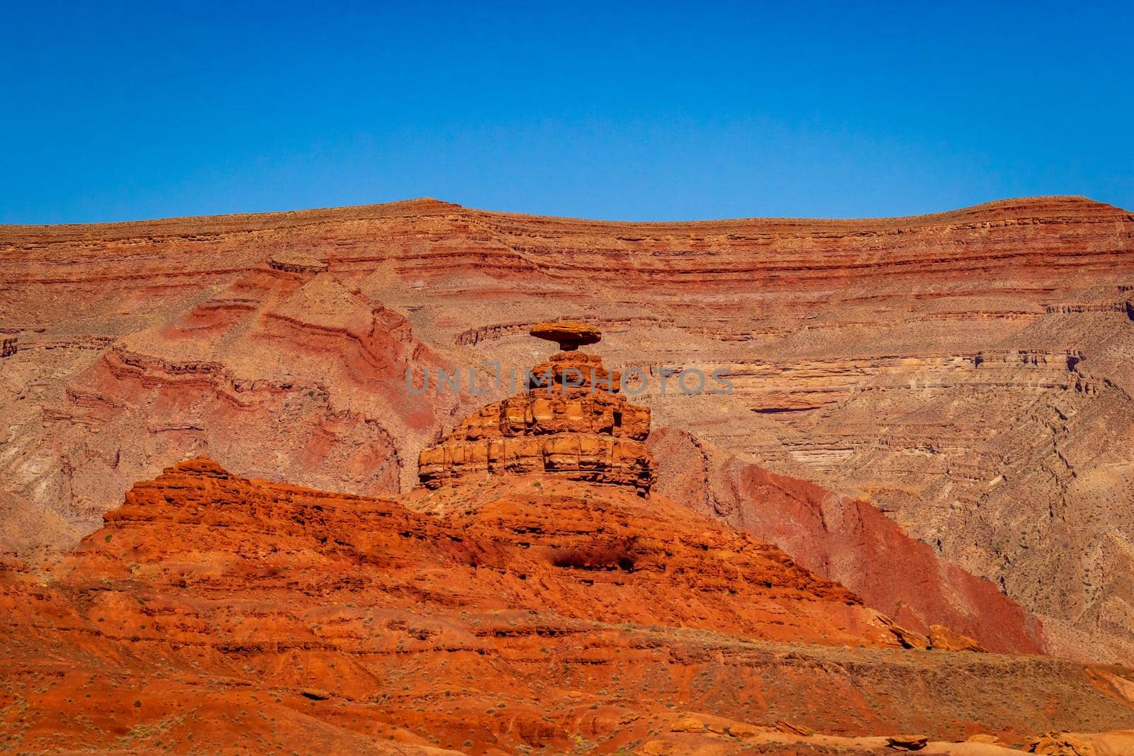 Mexican Hat Rock Formation is the curiously sombrero-shaped rock in southern Utah.