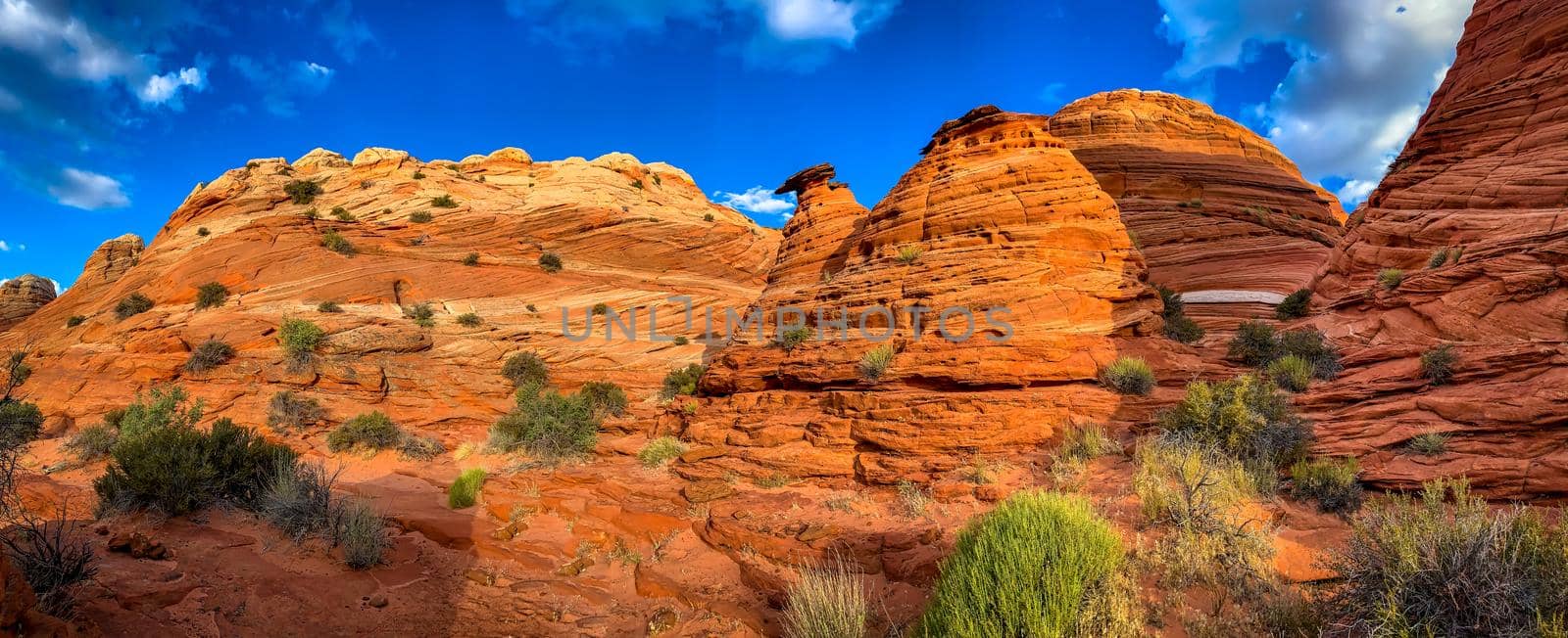 Sandstone formations in Coyote Butte North by gepeng