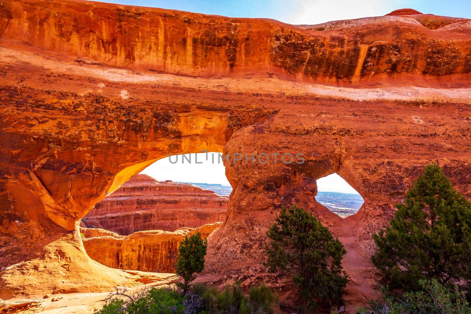 Partition Arch in Devil's Garden, Arches National Park, Utah