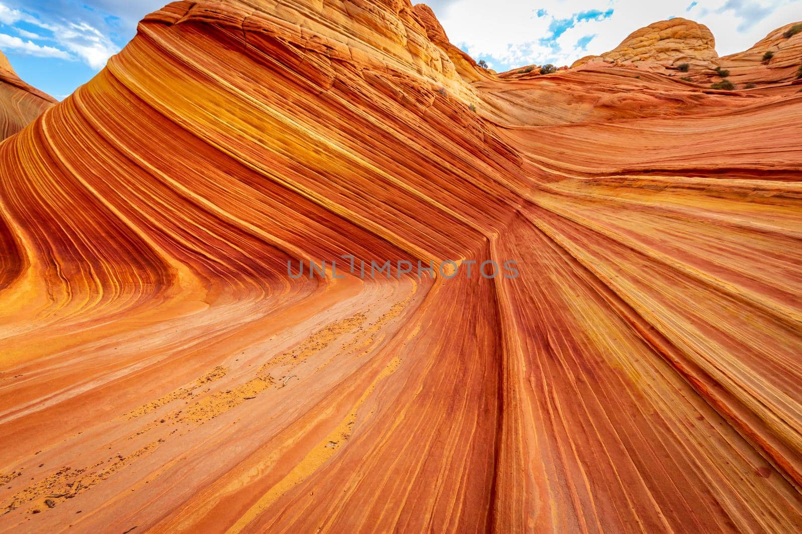 The Wave sandstone formation in Arizona by gepeng