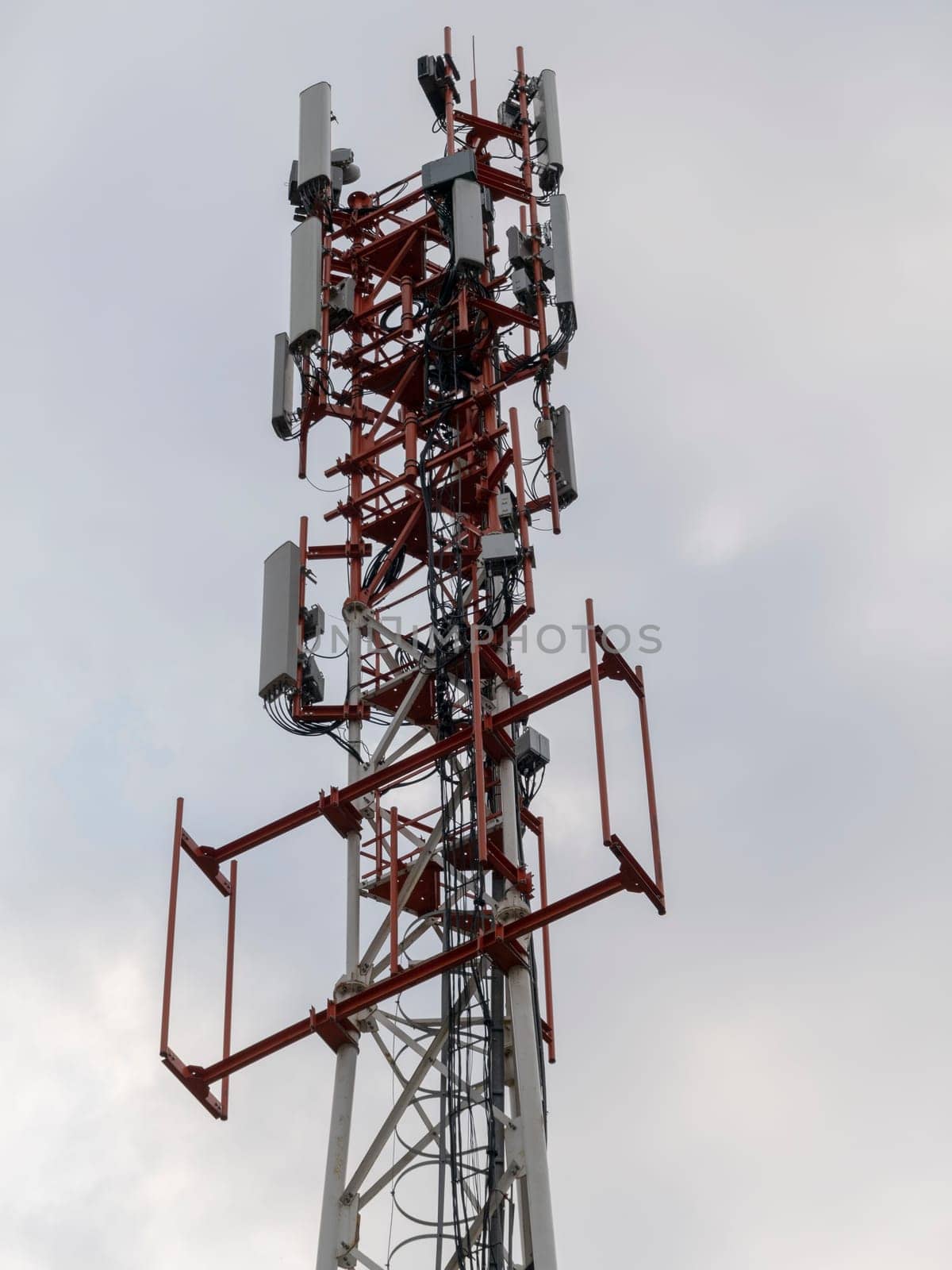communications tower for tv and mobile phone signals