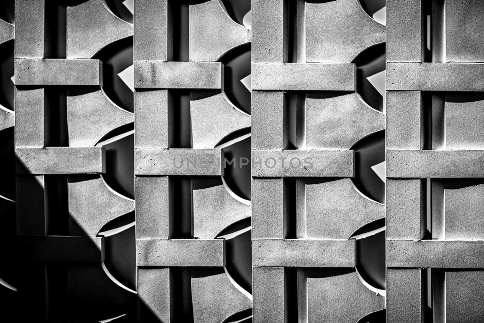 Abstract patterns monochrome background. High resolution black and white image.
