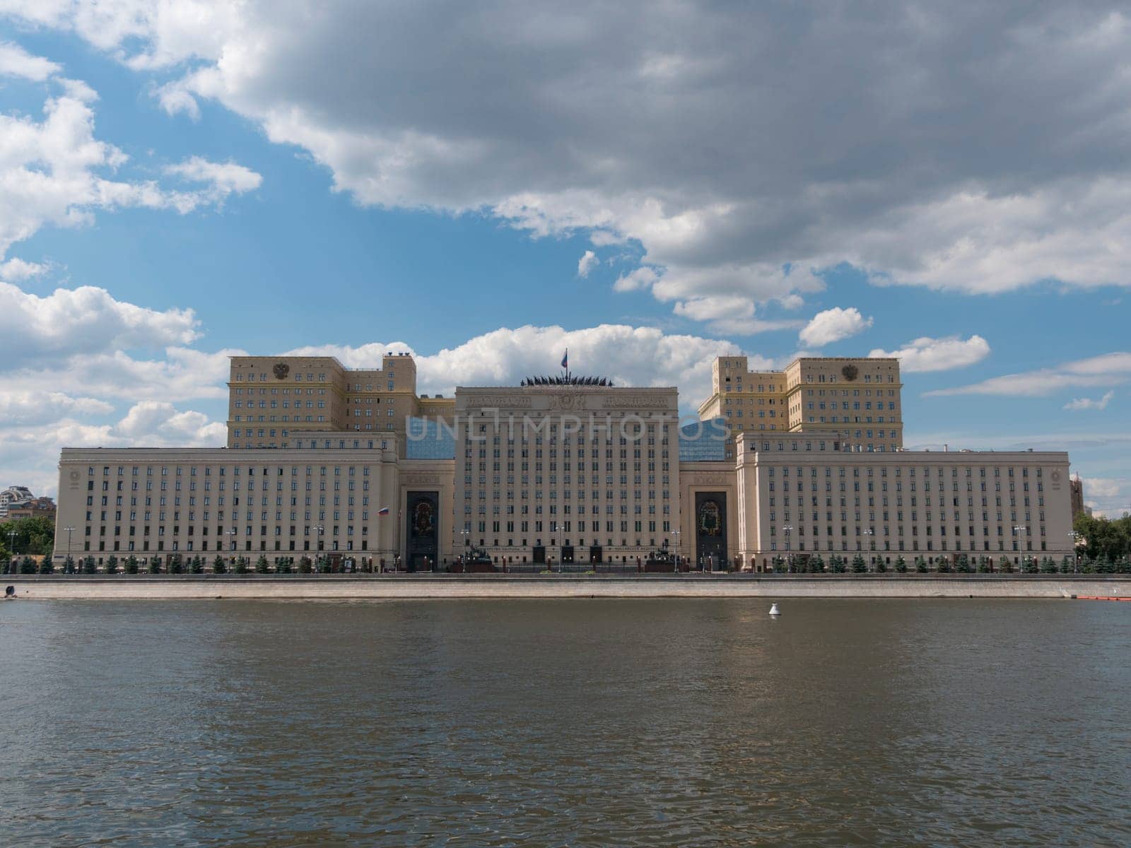 Moscow Main building of the Ministry of Defense of the Russian Federation.