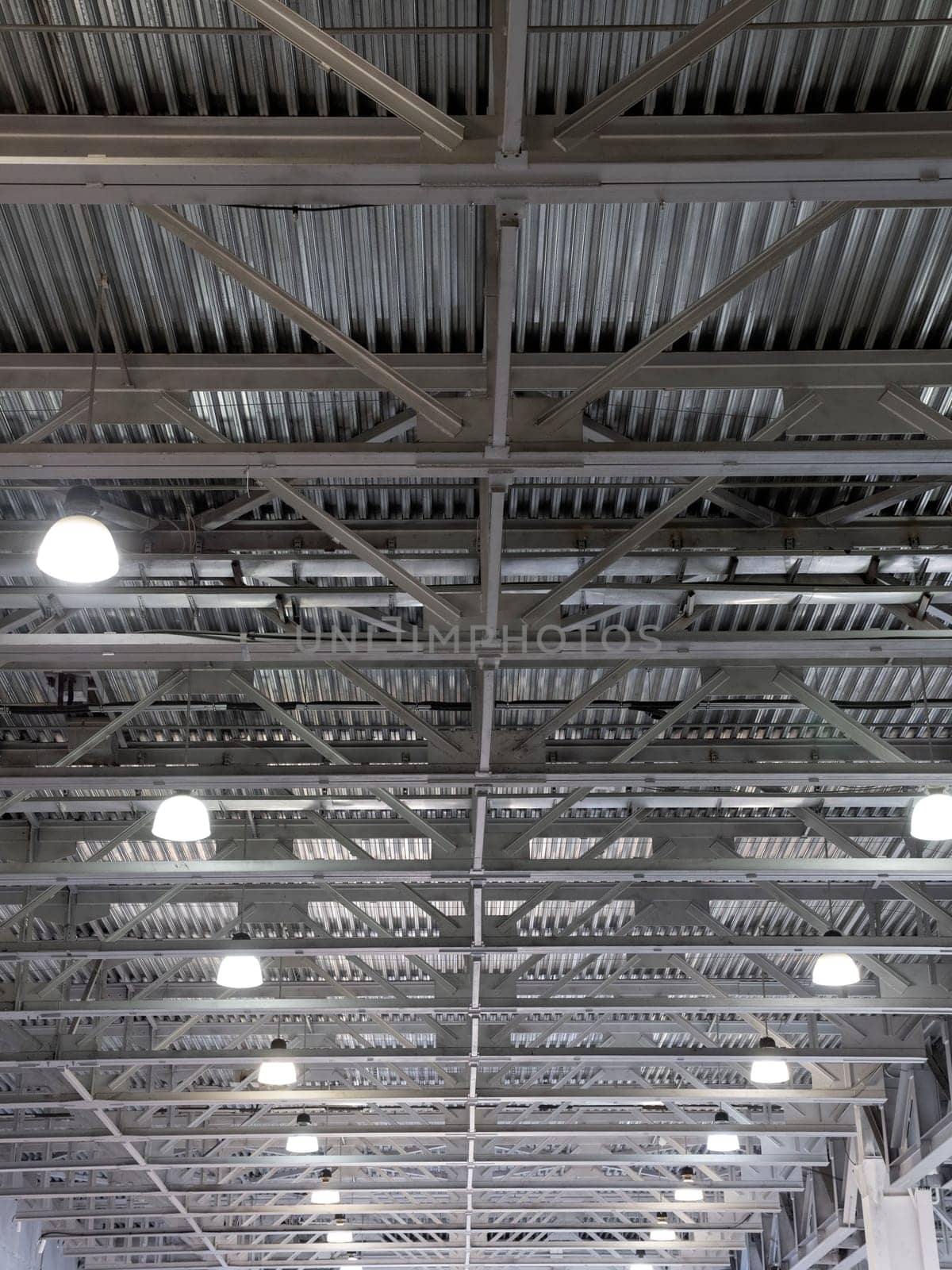 Lighting on farms over the stage in the theater