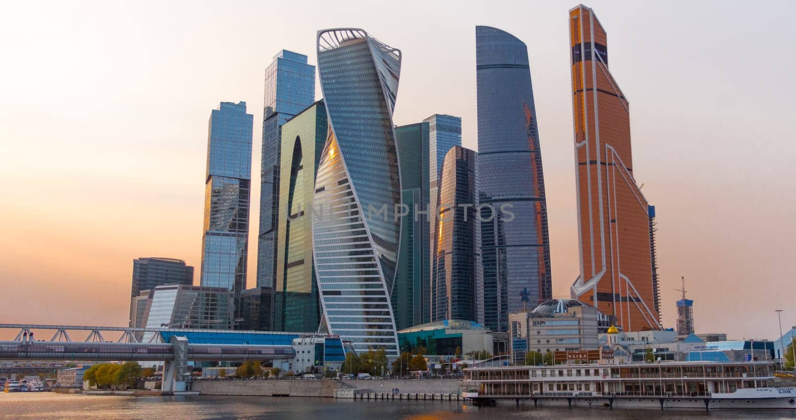 Moscow city (Moscow International Business Center) , Russia.