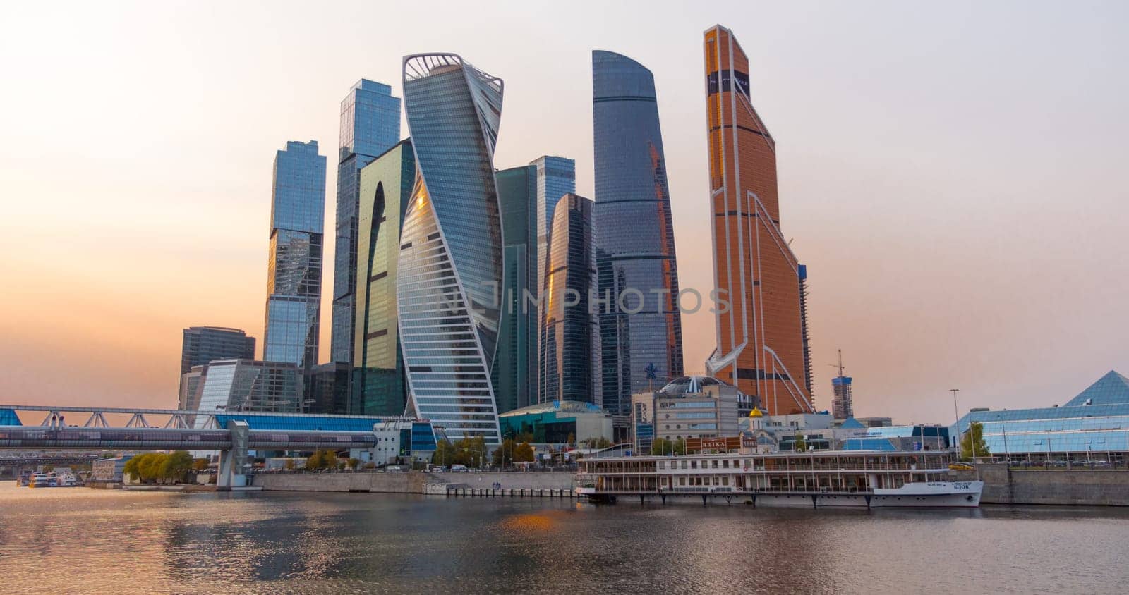 Moscow city (Moscow International Business Center) , Russia.