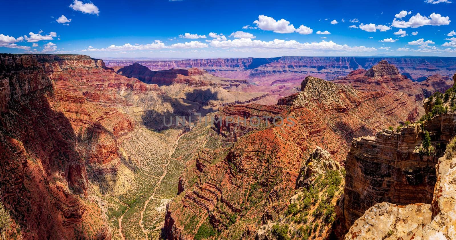 Grand Canyon National Park viewed from North Rim, at Angels Window