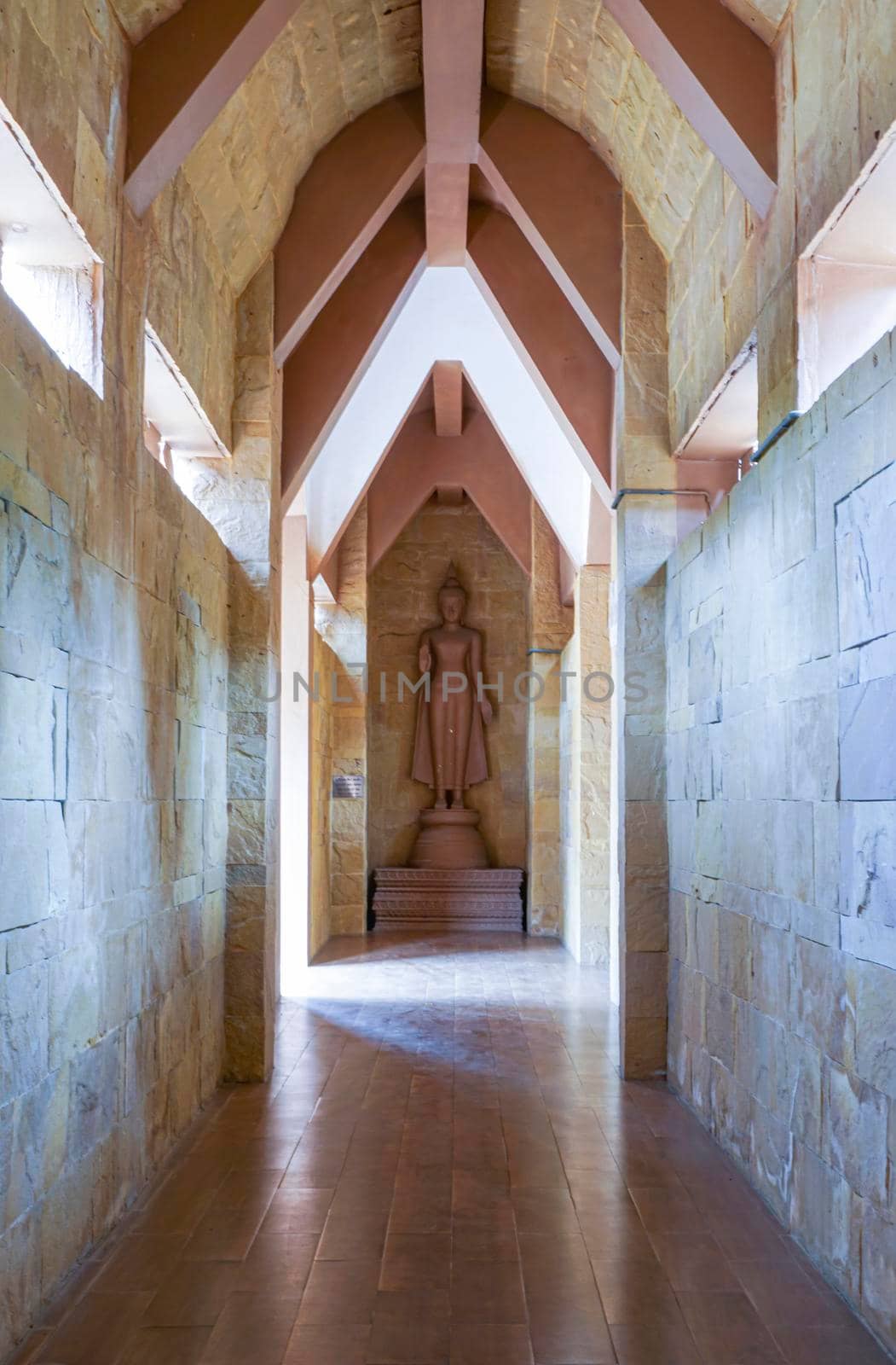 Wat Tham Phu Wa, Kanchanaburi, Thailand,May 12 2016  : Entrance to religious places