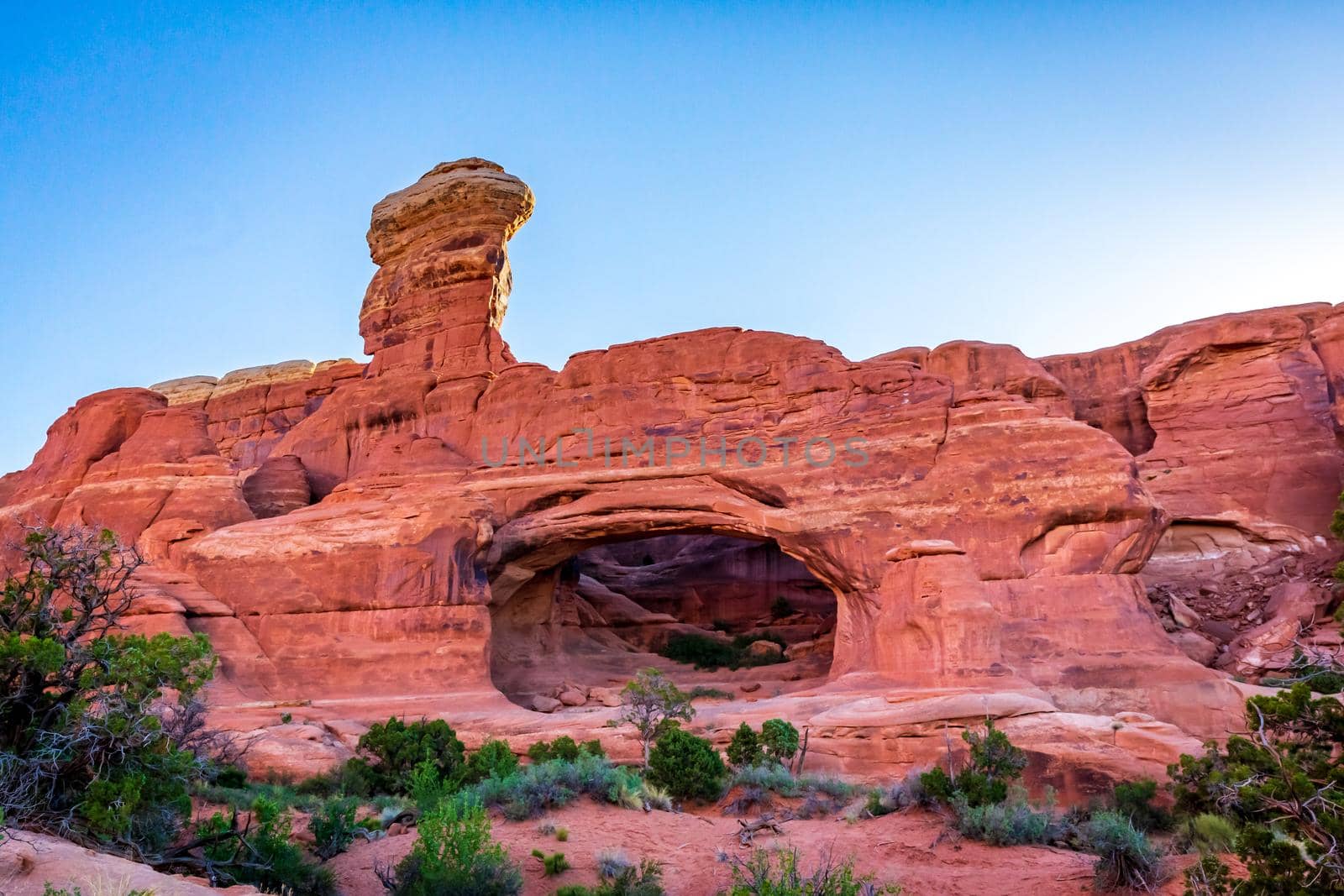Tower Arch in Arches National Park by gepeng