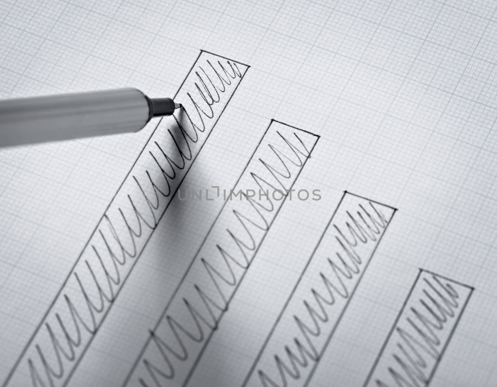 business finance pencil graph chart office by Picsfive