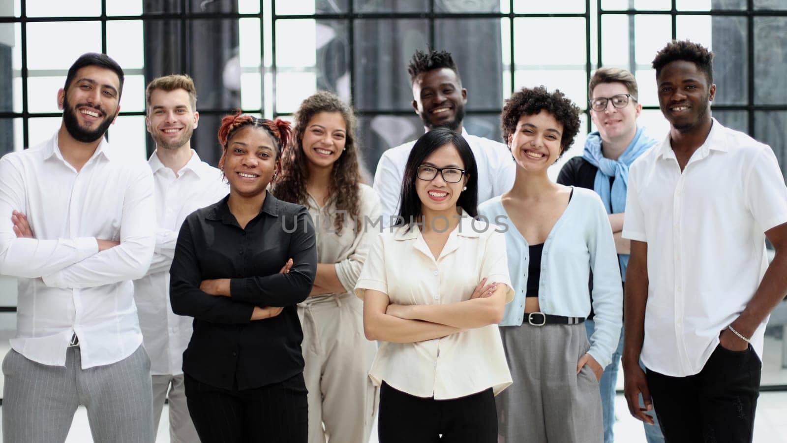 Group of young business people and designers.They working on new project.Startup concept