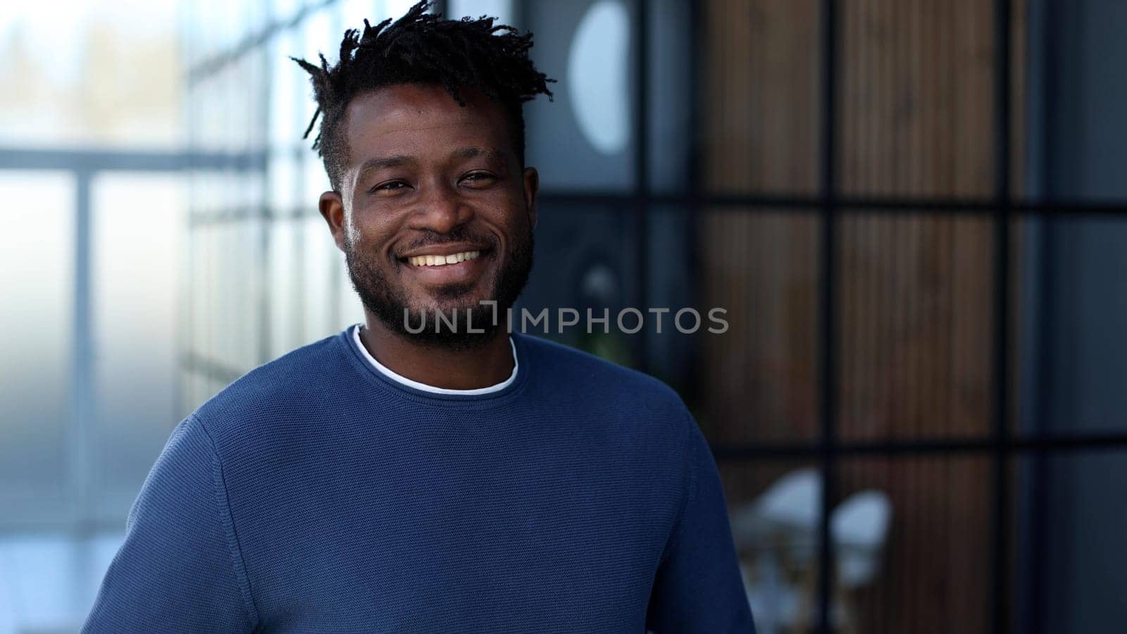Portrait of a young African American business man - Black people