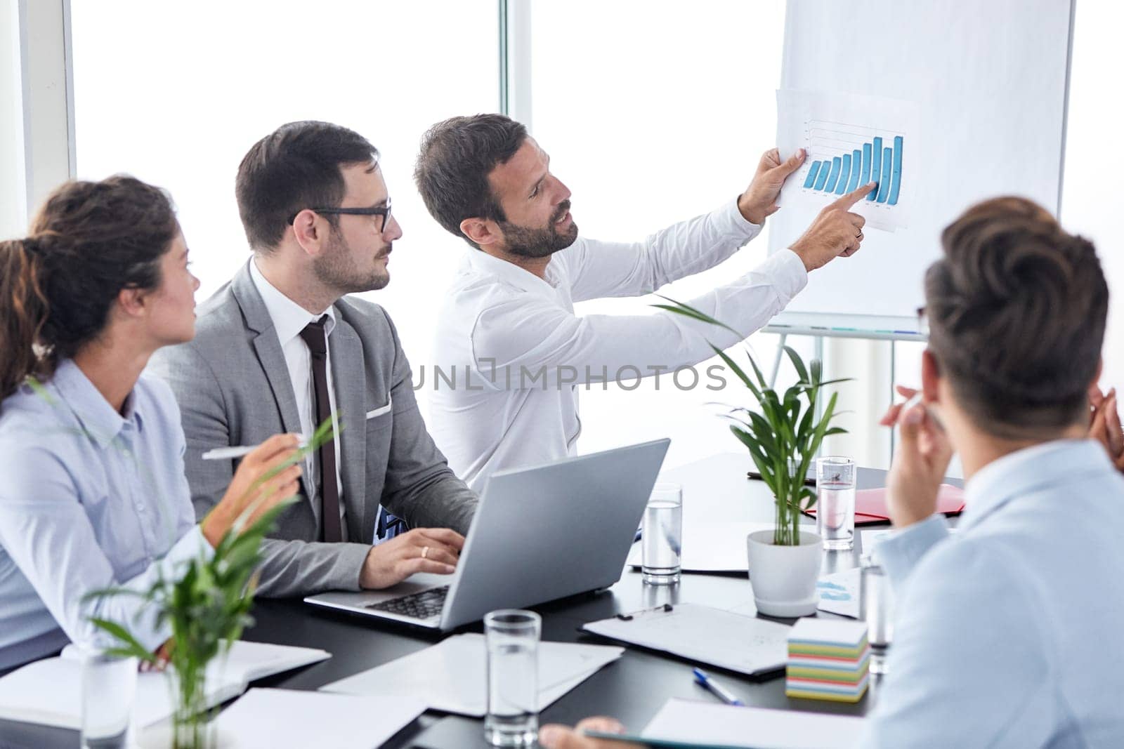 business senior businessman meeting office conference team teamwork by Picsfive