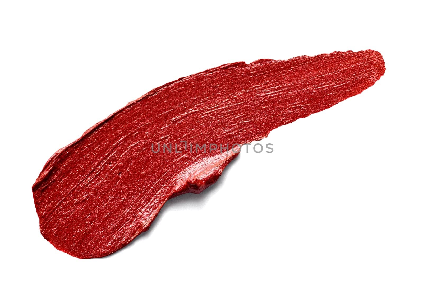 close up of a lipstick paint on white background