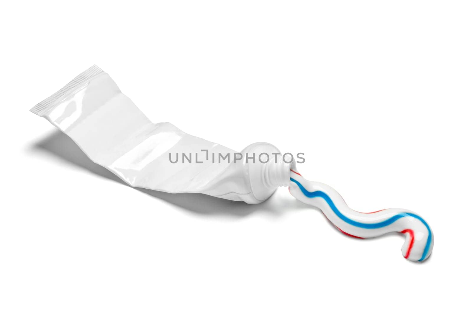 toothpaste white tube hygiene used empty by Picsfive
