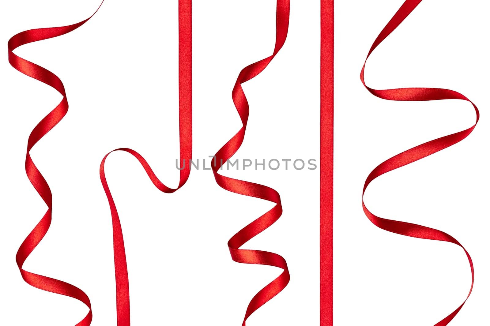 red ribbon bow celebration decoration by Picsfive