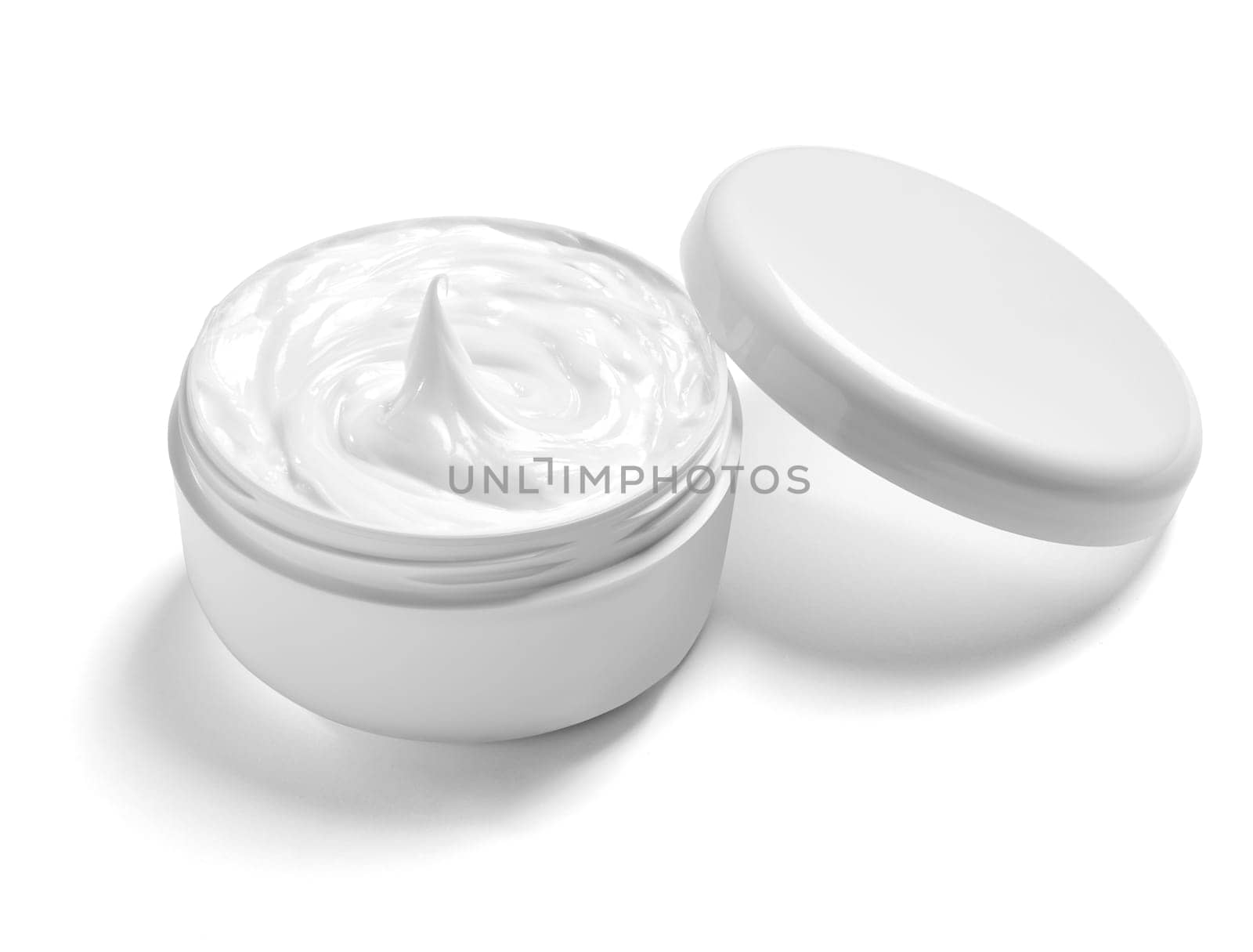 white cream container jar beauty moisturizer skin by Picsfive
