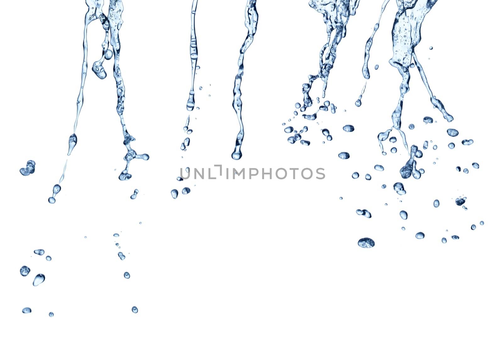 water splash drop blue liquid bubble by Picsfive