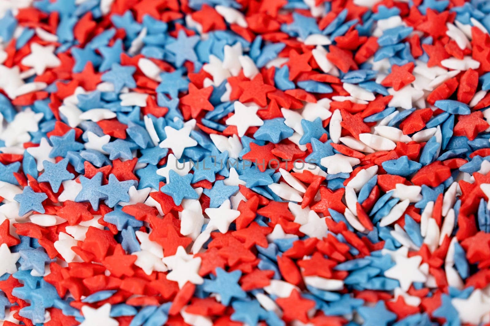 4th of July American Independence Day sprinkles decorations texture