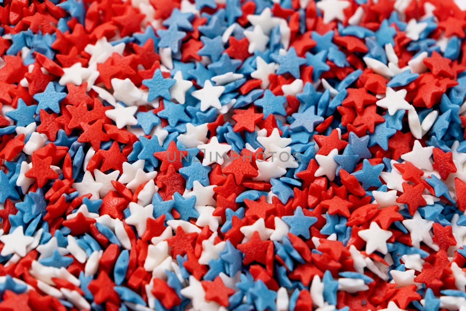 4th of July American Independence Day sprinkles decorations texture