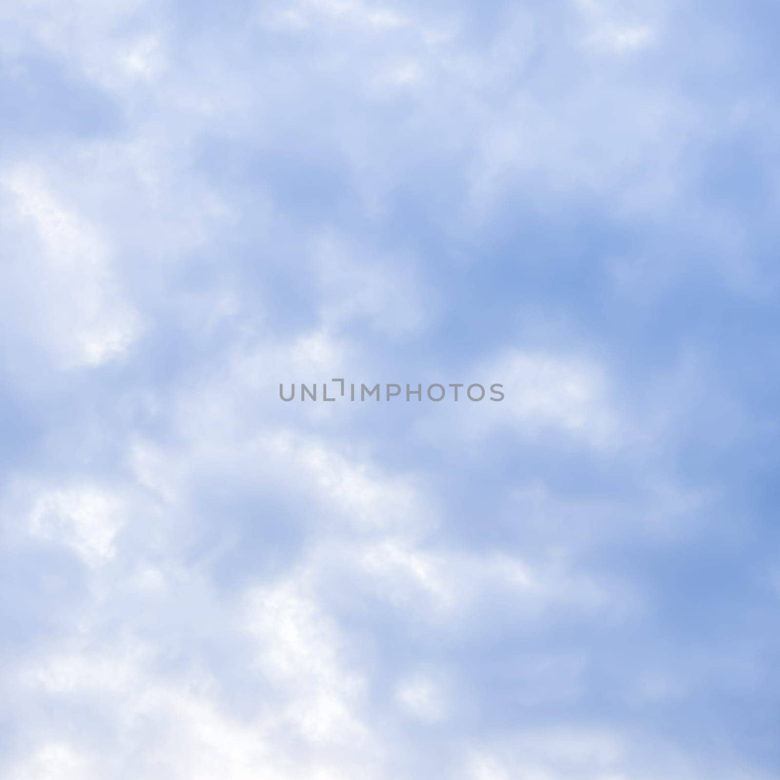 Background of blue sky with white clouds. Natural backdrop