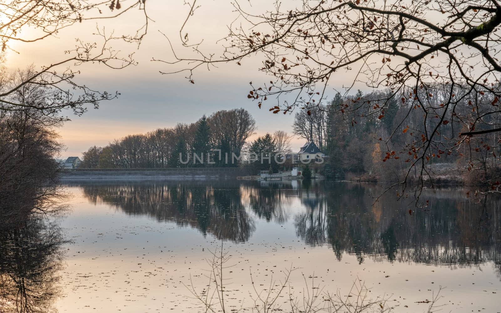 Silver lake, Bergisches Land, Germany by alfotokunst