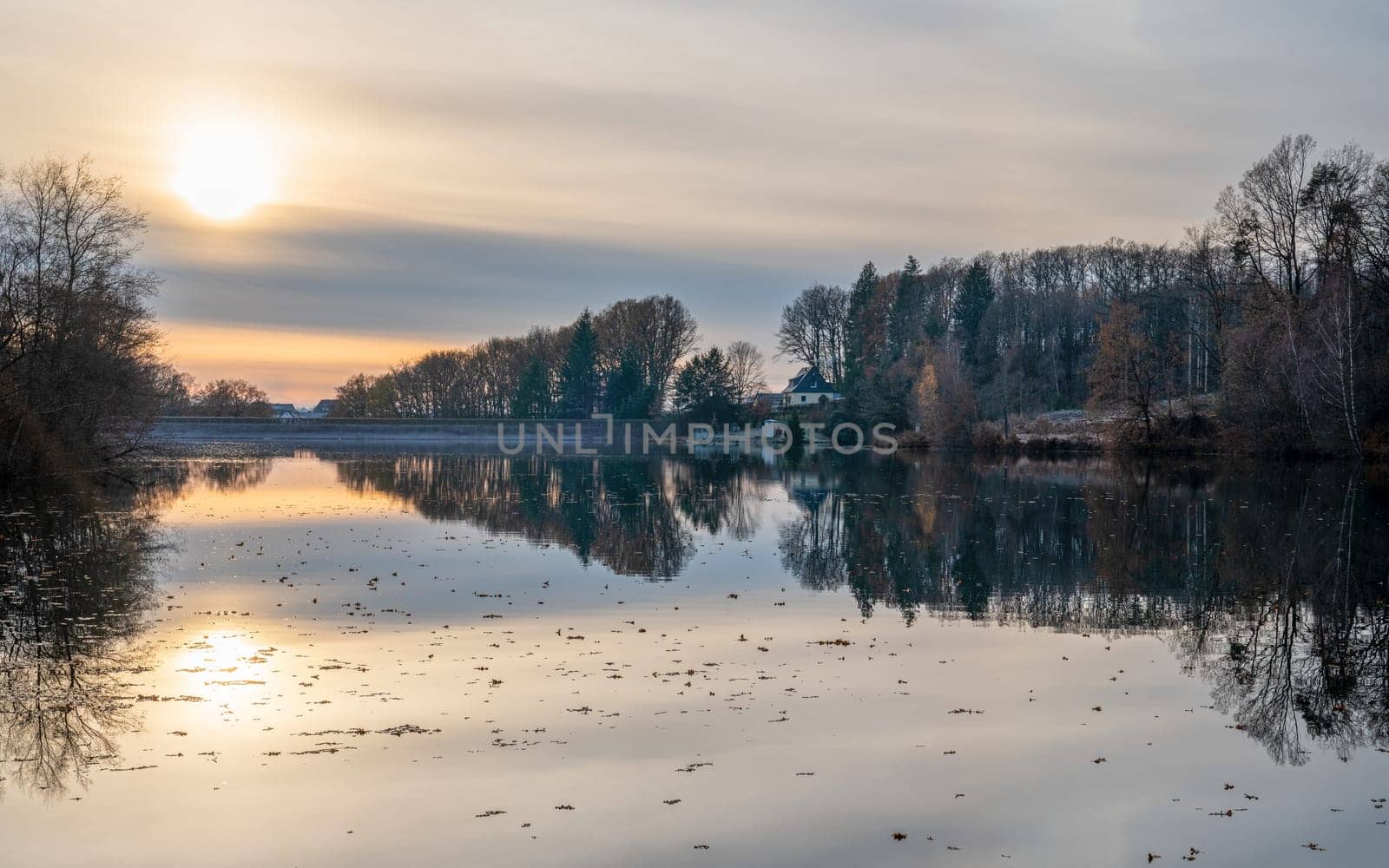 Silver lake, Bergisches Land, Germany by alfotokunst