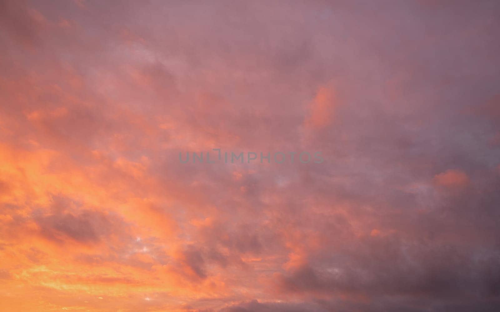 Evening sky with dramatic 